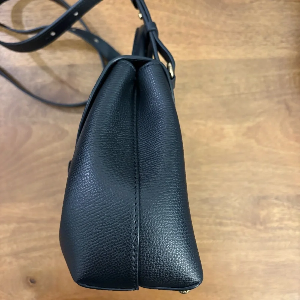 Polene Numéro Un Nano Black Leather & Suede Bag Like New
